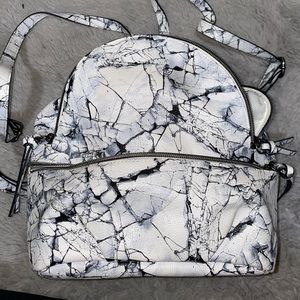 Marble Mink Backpack Purse